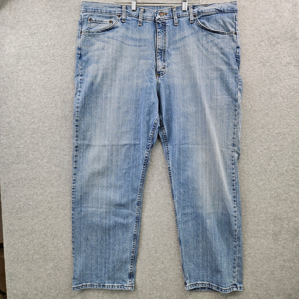 WRANGLER Western Dadcore Relaxed Fit STRETCH Denim Jeans Mens 44x30 99% Cotton